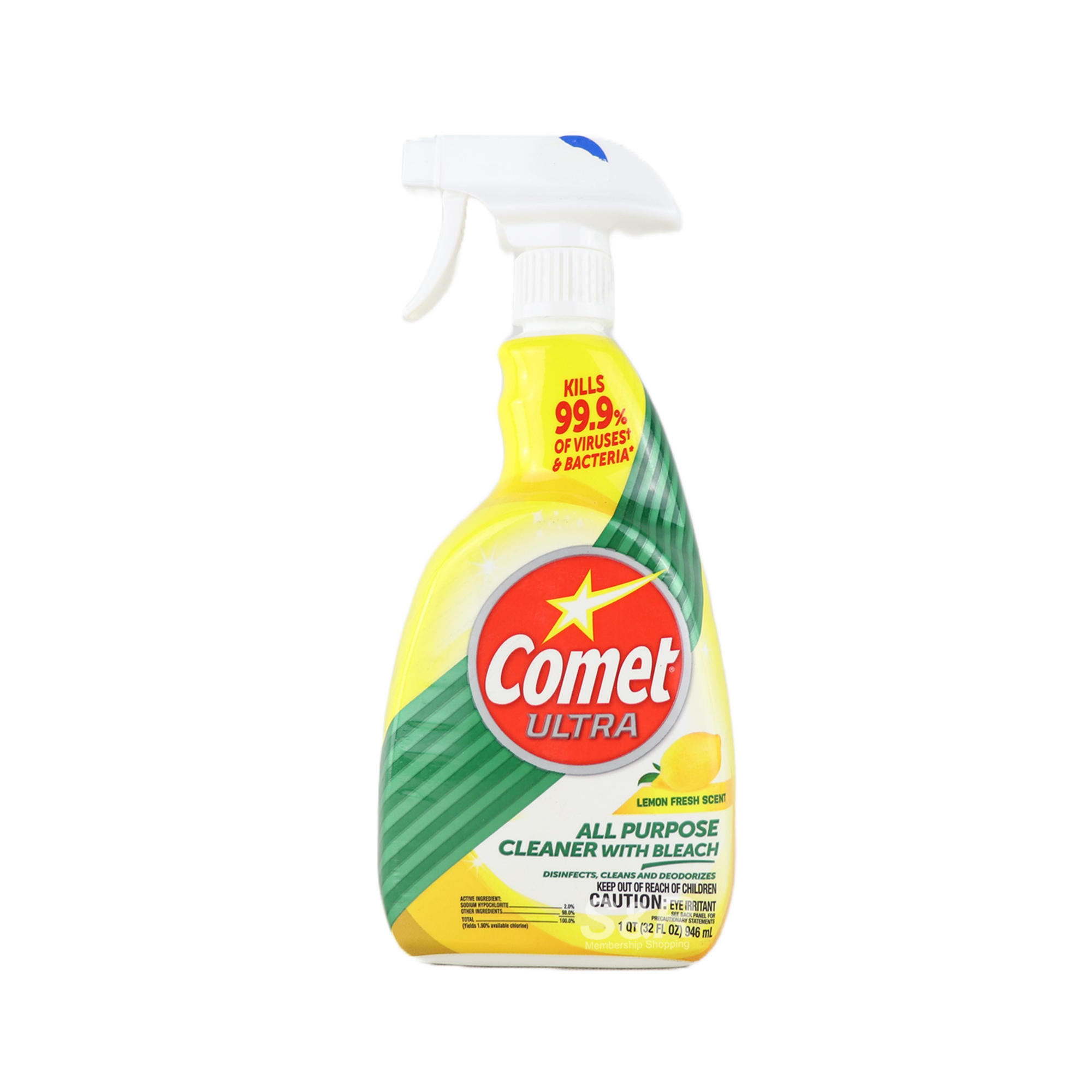 Comet Ultra Lemon Fresh Bleach All Purpose Cleaner 946mL Comet Ultra Lemon Fresh Bleach All Purpose Cleaner 946mL
